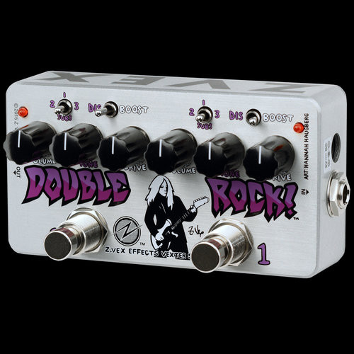 ZVEX Effects Double Rock Vexter Distortion/Boost Pedal ZVEX Effects Double Rock Vexter Distortion/Boost Pedal