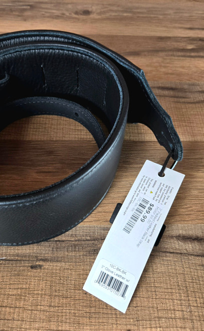 Franklin - 3' Padded Leather (Black/Black)