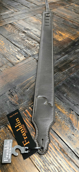 Padded Glove Leather Guitar Strap Chocolate/Natural