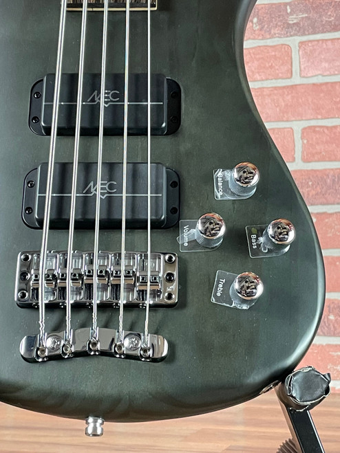 Warwick RockBass Streamer Standard 5-string Electric Bass Guitar - Nirvana Black Transparent Satin