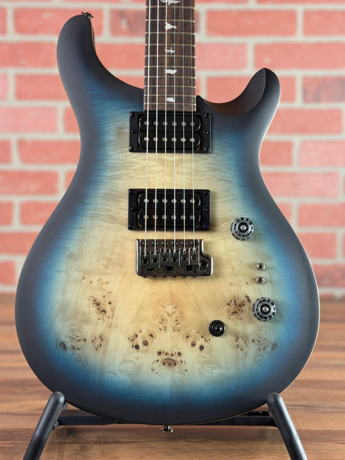 PRS SE Custom 24-08 Exotic Electric Guitar - Lake Blue Midnight Burst