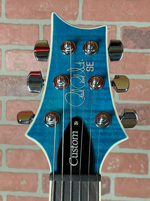PRS SE Custom 24 Semi-hollow Piezo Electric Guitar - Lake Blue