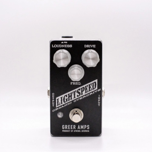 Greer Amps Lightspeed Organic Overdrive Pedal - Grayscale
