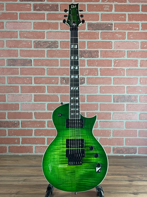 ESP LTD Alex Skolnick AS-1 Signature Electric Guitar - Lime Burst/Lime Green