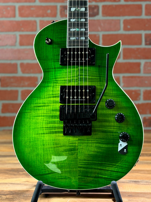 ESP LTD Alex Skolnick AS-1 Signature Electric Guitar - Lime Burst/Lime Green