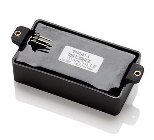 EMG 81X Active Humbucker Pickup - Black EMG 81X Active Humbucker Pickup - Black