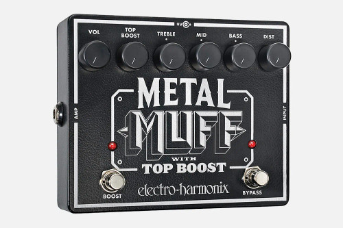 Electro-Harmonix Metal Muff With Top Boost Distortion Pedal