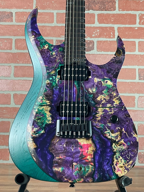 Schecter USA Custom Shop Sunset Extreme 6 Stabilized Top - Ebony Fretboard