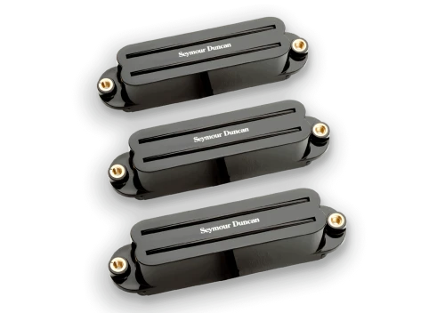 Seymour Duncan Hot Rails Strat 3-piece Humbucker Pickup Set - Black