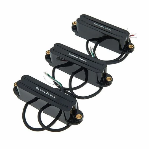 Seymour Duncan Hot Rails Strat 3-piece Humbucker Pickup Set - Black