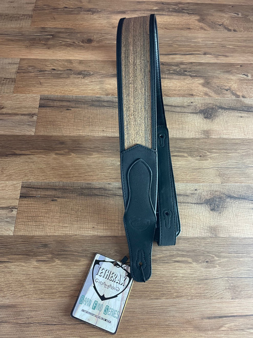 Tetherax BFI Ironwood Recycled Wood Padded SODOLEATHER Strap (with Cinch Buckle)
