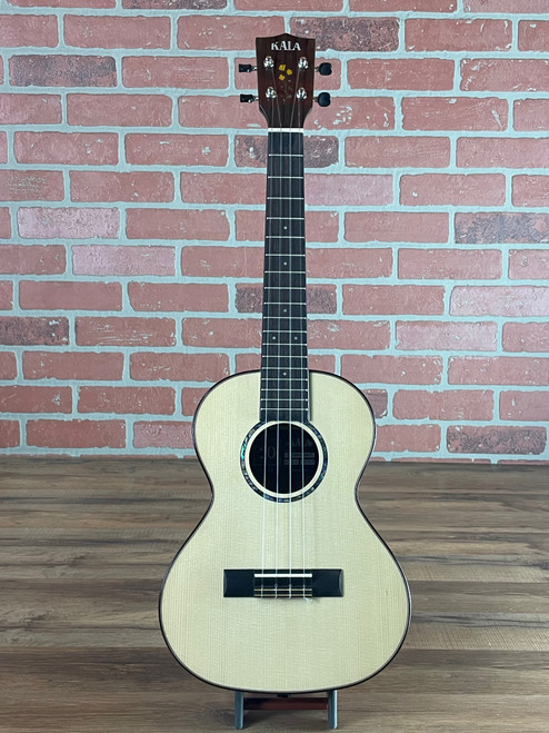 Kala 20th Anniversary Solid Spruce Top Quilted Sapele Tenor Ukulele (w/ Bag)