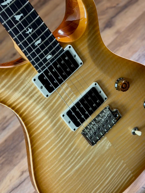 PRS CE 24 Flamed Maple Select Top Electric Guitar - Vintage Natural