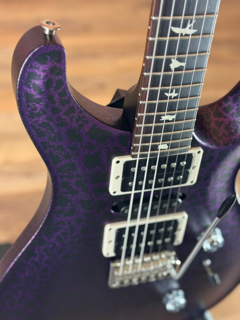 PRS CE-24 Special Sprayer's Choice Flame Maple Select Top Electric Guitar - Purple Leopard