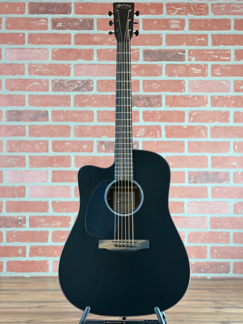 Martin Road Series DC-10E Modern Left-Handed Acoustic-Electric Guitar - Black