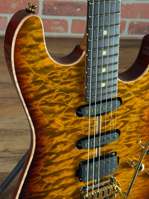 Schecter USA Custom Shop CET 50th Anniversary Electric Guitar - Golden Anniversary (13 out of 50)