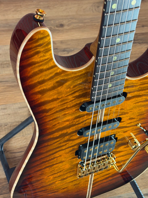 Schecter USA Custom Shop CET 50th Anniversary Electric Guitar - Golden Anniversary  (14 out of 50)