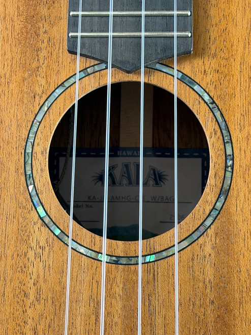 Kala James Hill Signature All Solid Mahogany Concert Ukulele (w/ EQ & Bag)