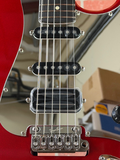 Godin Lerxst Grace Alex Lifeson Signature Electric Guitar - Grace Red with Floyd Rose