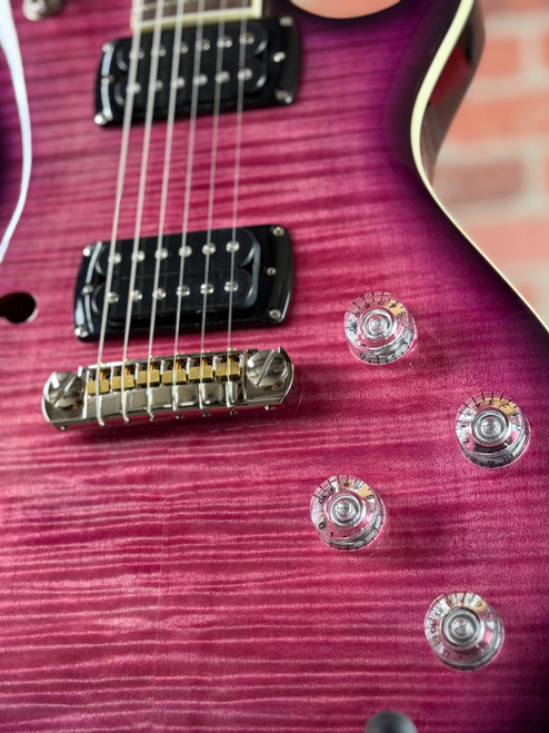 PRS SE Zach Myers 594 Semi-Hollow Electric Guitar - Elderberry Burst