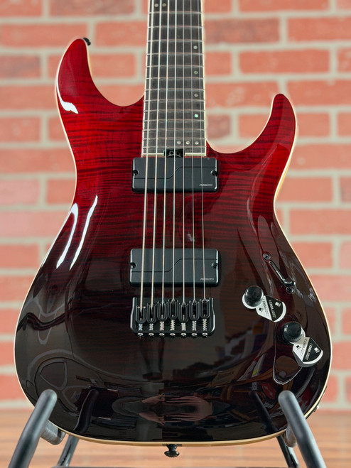 Schecter C-7 SLS Elite 7-String Electric Guitar - Blood Burst