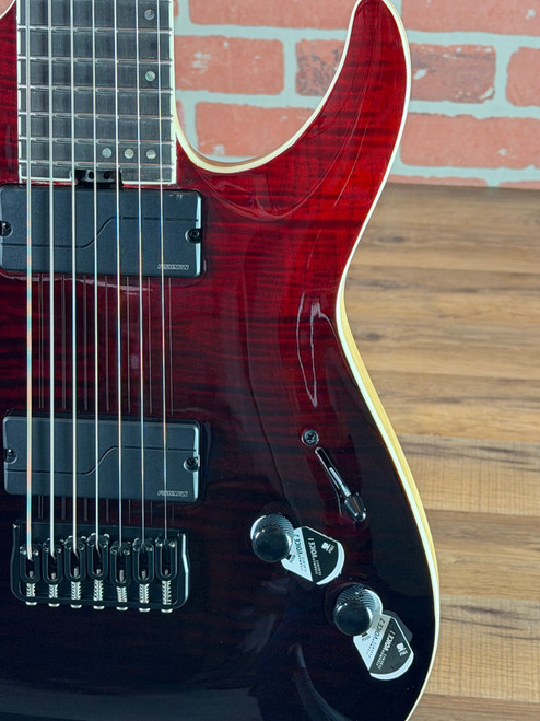 Schecter C-7 SLS Elite 7-String Electric Guitar - Blood Burst