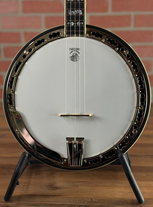Deering Calico 5-String Banjo - Honey Amber