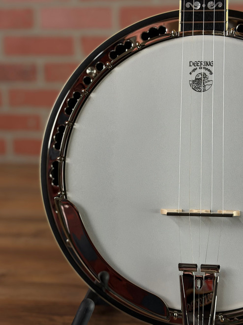 Deering Calico 5-String Banjo - Honey Amber