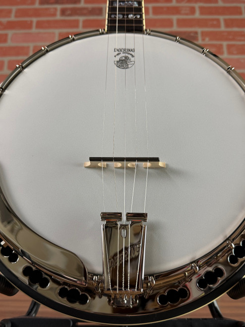 Deering Calico 5-String Banjo - Honey Amber