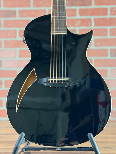 ESP LTD TL-6 Thinline Acoustic-Electric Guitar - Black