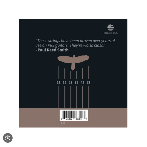 PRS Classic Acoustic Guitar Strings - 80/20 - 11-52 - Custom Light - (3 Pack)