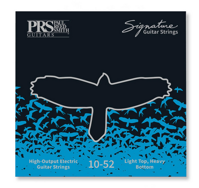 PRS - Signature Elecric Guitar Strings - 10-52 - Light Top Heavy Bottom, High-Output Electric Guitar Strings (Single Set)