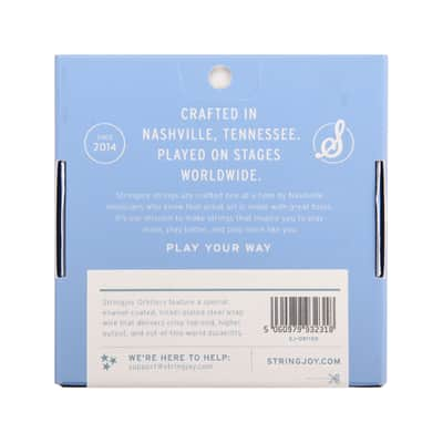 Stringjoy Orbiters -Balanced Coated Nickel Wound, Electric Guitar Strings - Super Light, .0095-.046