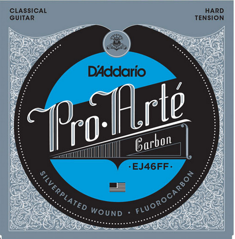 D'Addario Pro-Arte Carbon Classical Guitar Strings - Hard Tension - .0248-.046 (2 Pack)