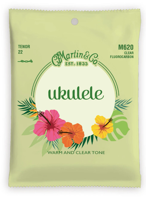 Martin Flurocarbon Tenor Ukulele Strings - Clear (2 Pack)