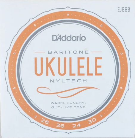 D'Addario Nyltech Baritone Ukulele Strings (2 Pack)