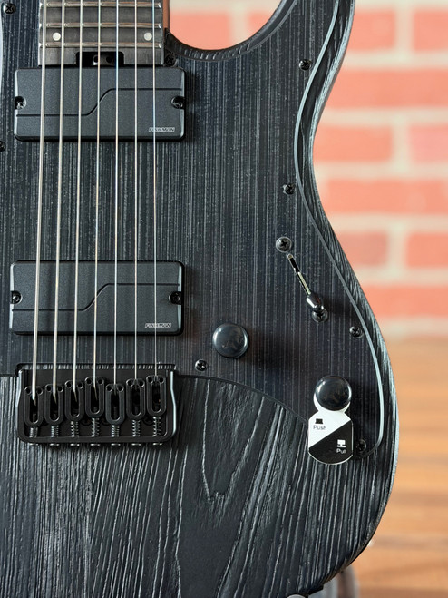 ESP LTD SN-1007HT Baritone 7-String Electric Guitar - Black Blast