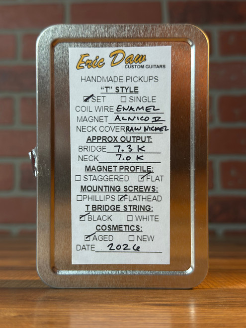 Pin-Up Custom Guitars 50's "T" Style Pickup Set - Alnico V, Aged