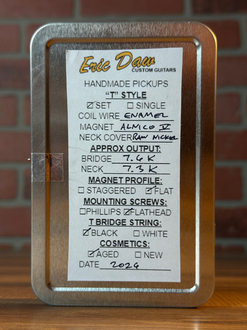 Pin-Up Custom Guitars 50's "T" Style Pickup Set - Alnico V, Aged