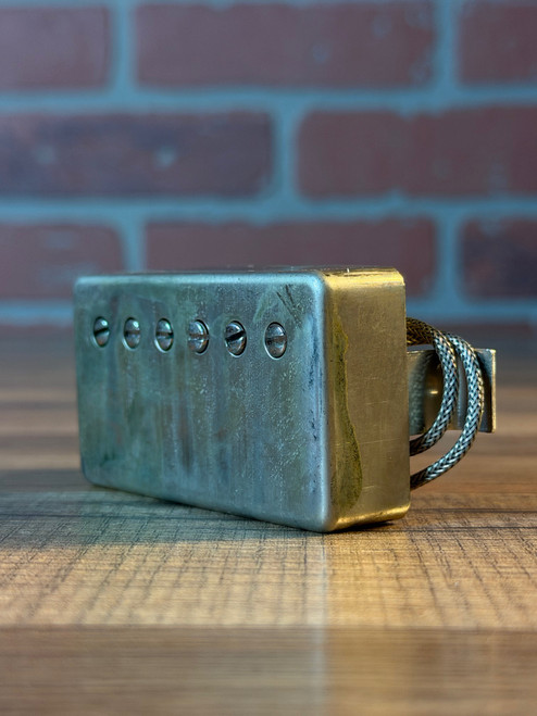 Pin-Up Custom Guitars Nickel "Patent Denied" Custom Humbucker Set - Rough Cast Alnico V