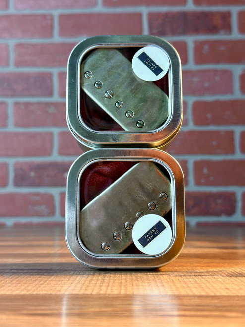 Pin-Up Custom Guitars Nickel "Patent Denied" Custom Humbucker Set - Rough Cast Alnico V