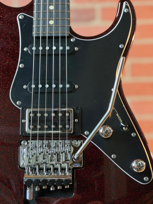 Suhr Pete Thorn Signature Custom HSS Electric Guitar - Red Sparkle