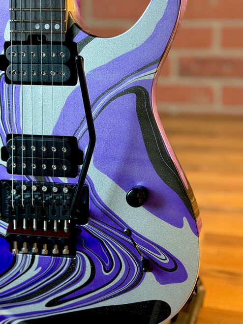 Schecter USA Custom Shop Sunset Extreme FR Electric Guitar - Purple Swirl