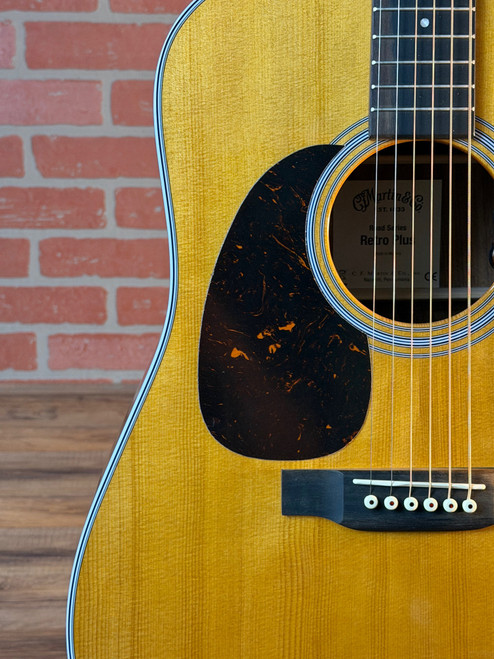 Martin Road Series DE Retro Plus Left-Handed Acoustic-Electric Guitar - Natural Aging Toner