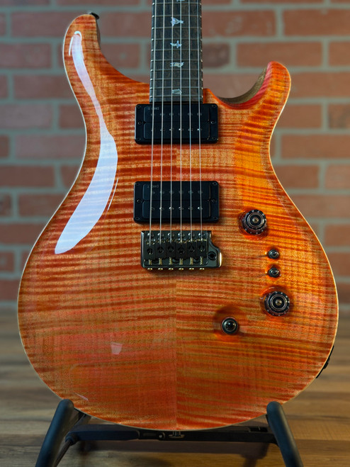 PRS Custom 24-08 10-Top Limited Edition Ziricote Fingerboard Electric Guitar - Salmon with Stained Neck