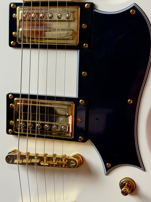 Guild Polara Kim Thayil Signature Electric Guitar - Vintage White