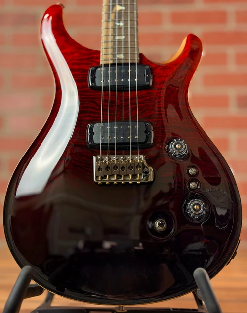 PRS Custom 24-08 Mango Top Limited Edition Electric Guitar - Fire Red/Gray-Black Fade