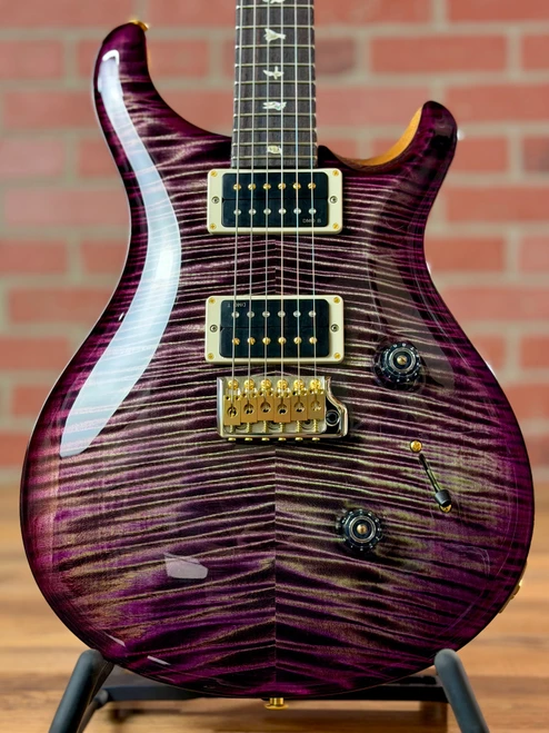 PRS Custom 24 10-Top Electric Guitar - Custom Purple Aurora Borealis