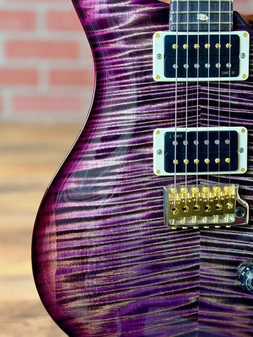 PRS Custom 24 10-Top Electric Guitar - Custom Purple Aurora Borealis