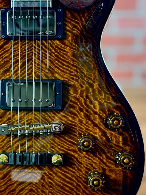 PRS McCarty 594 Mango Top Limited Edition Electric Guitar - Black Gold Burst (Natural Binding)